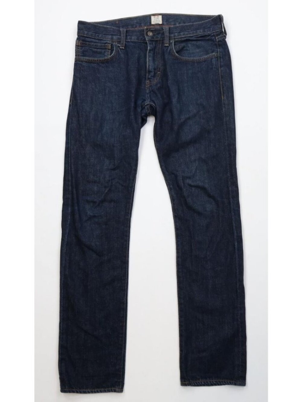 J Crew 484 Mens 29x32 Faded Skinny Slim Fit Straight Leg Denim Jeans Blue